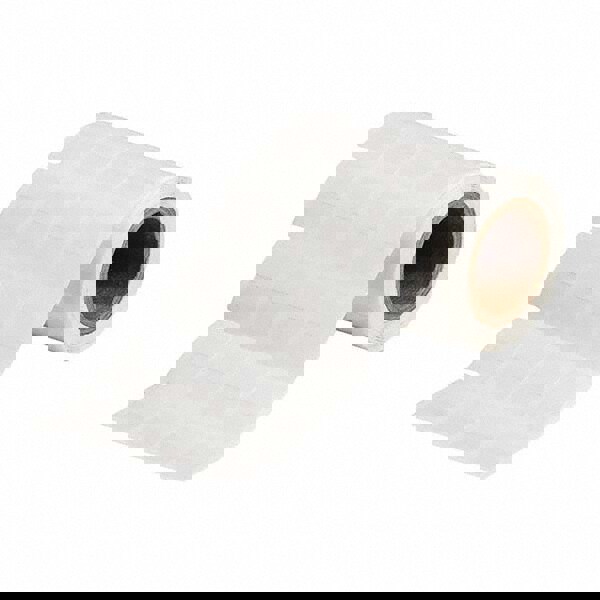 Label Maker Label: Clear & White, Vinyl, 1/2